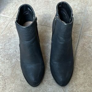 LAST CHANCE Dollhouse Black Heeled Booties